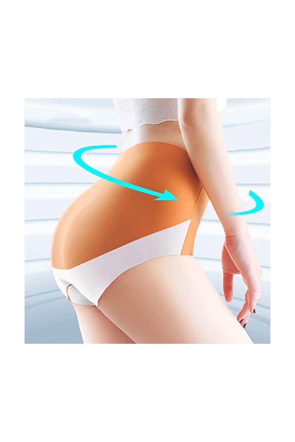 BOTCAM Culotte sexy pour femme - Culotte confortable - Multicolore - Sous-vêtements sexy - Sous-vêtements brésiliens - Coton 