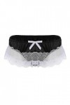 LULER Culotte en dentelle sous-vêtements culottes culottes sexy hommes basse corde G ouverte thong sexy sous-vêtements linger