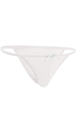 Junhasgood Peignoir Capuche en Tissu Éponge Hommes Simple Personnalité Mode Casual Sexy Mini String sous-Vêtements T Pantalon