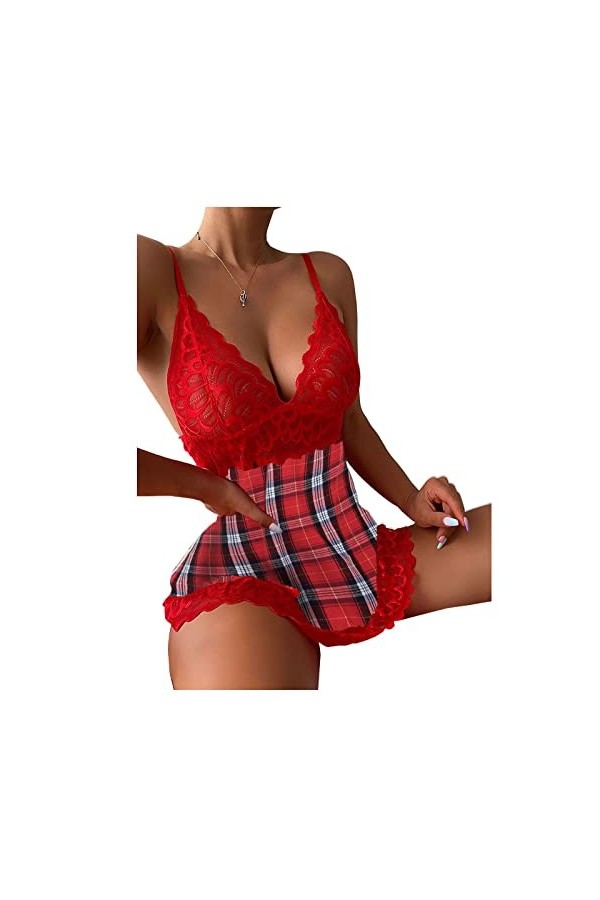 Lingerie Sexy Hot Chaude Lingerie Sexy Ensemble Sexy Femmes Sexy Lingerie Nuisette Col V Ouverte Nuisette Sexy Hot Ouverte Li
