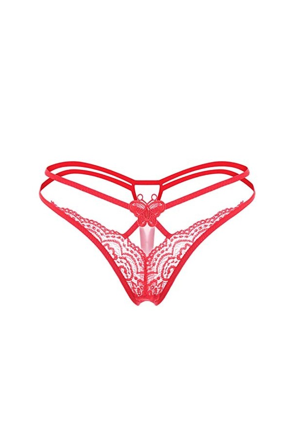 Sexy Dentelle Dentelle Creuse Lingerie Culotte Femmes Sexy T Pantalon Transparent Dentelle Taille Basse Dames Culotte Respira