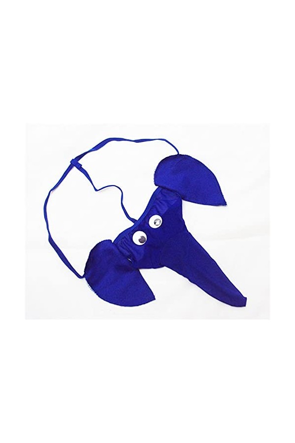 String Homme éléphant sous-vêtements de Bikini à Motif déléphant de Dessin animé Sexy Culotte de Noël T-Back Funny G-String 