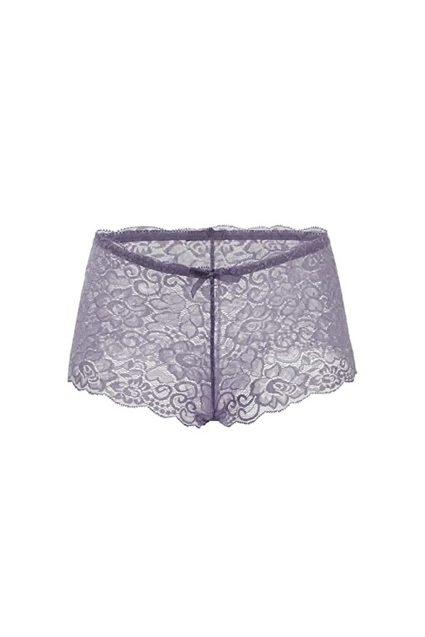 PANPANY Culottes pour Femme Soutien-Gorge Taille Basse Culottes Panties Slips Tanga Sexy Dentelle Multicolore Multipack Confo