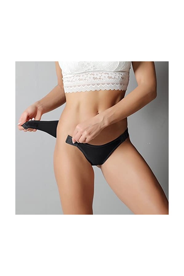 PANPANY Culottes pour Femme Femme Slips Multipack Panties Confortables sous Vetements Multicolore Tanga Sexy Dentelle Soutien