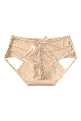 Aoklidil Lot de 3 culottes menstruelles pour femme - Culotte en dentelle - Culotte taille moyenne - Sexy - Sous-vêtements cha