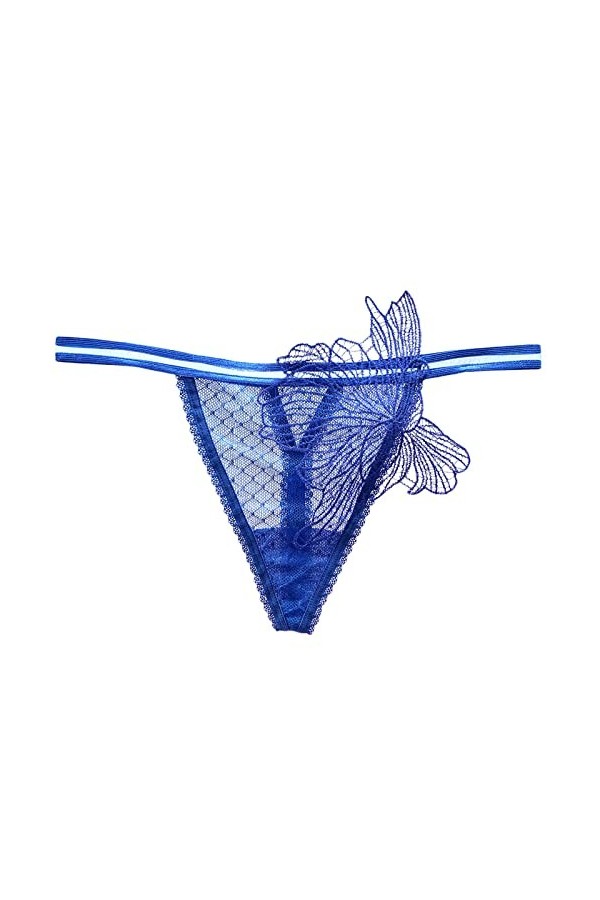 Aoklidil Culotte pour femme XL Sexy G-string imprimé Culotte Femme Culotte Dos T Culotte Confort Soft Low Rise, Bleu C., tail