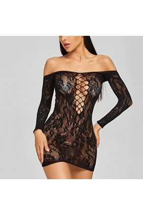 Perspective Grand Harnais Bikini Noir en Soie ajouré Femme Lingerie Femme Sexy Ensemble Hot