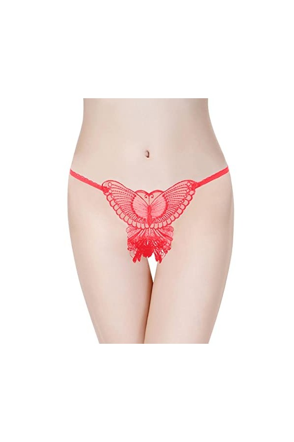 Womes Dentelle sous-vêtements Culottes Sexy Doux sans Couture Slips Hipster Culottes pour Dames Menstruelle Chien Staff