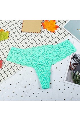 Culottes pour Femmes Culotte en Dentelle avec détail Devant croisé Crochet Dentelle Culotte à Lacets Sexy évider sous-vêtemen