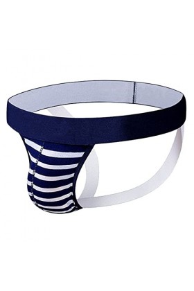 Sous-vêtements de cyclisme pour homme en coton - Sous-vêtements anaux - Pour homme, bleu foncé, XL