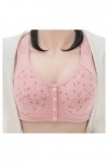 Générique Ensemble de Lingerie Dim Gilet Taille Plus Femme Soutien-Gorge Imprimé Boutonné Devant sous-Vêtements Confort Intim