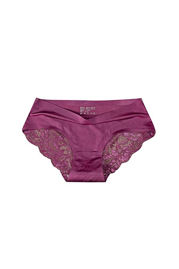 Sous-vêtements pour homme - Grandes tailles - Sexy - Respirante - Texture en soie glacée - Sans couture - Culotte courte - Po