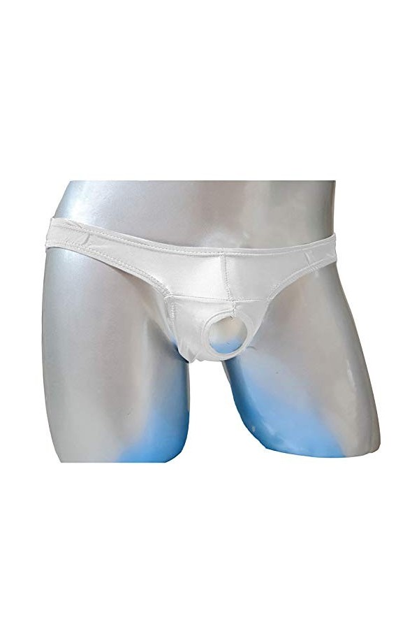 Amaone Cosplay Sexy Sexy Ouvert Fesses Sexy sous-vêtements pour Hommes Glace Transparente sous-vêtements pour Hommes Pyjama D