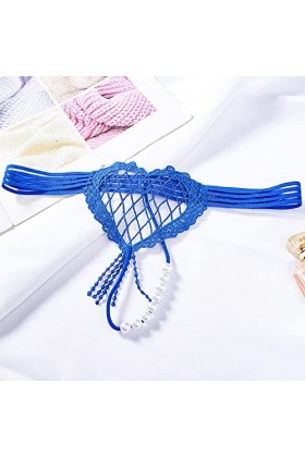 Culotte Gaine pour Femme Femmes Sexy Dentelle Slips évider Culotte Crochet à Lacets Culotte Tongs G String Lingerie sous-vête