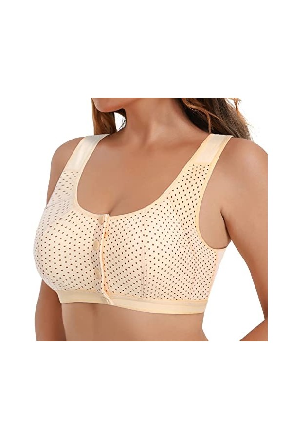 Soutien-gorge classique sans armatures - Transparent - Soutien-gorge de sport sexy - Sous-vêtements doux - T-shirt pour femme