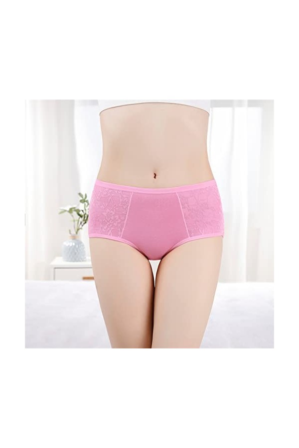 Culotte Femme Taille Haute Slips Elasticité Tangas rayés Taille Haute personnalisés No Show Tongs personnalisées Culottes Str