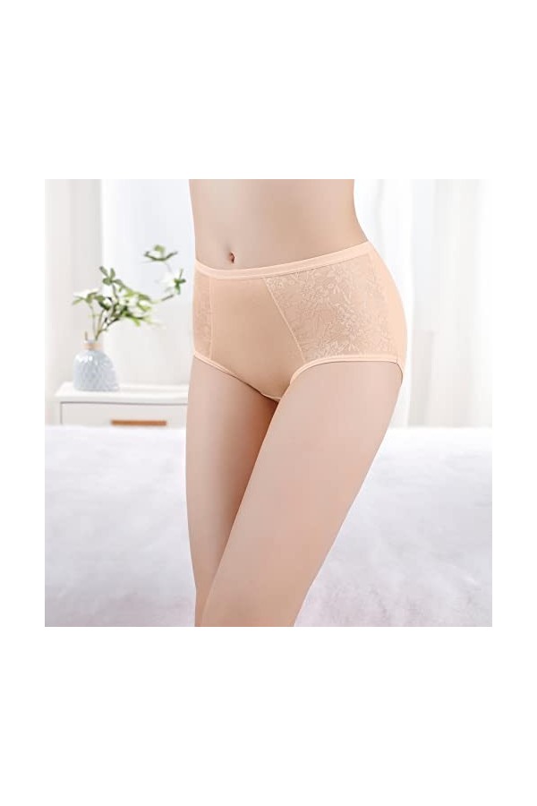Femme Culotte Culottes et Slips Dentelle Lingerie Culottes Coton Sexy String Ouvert à Tanga Dentelle String Respirant sous-Vê
