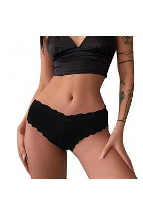 Générique Culottes Shorties Et Strings Femme Chic Slip Douce Leakproof Slips Taille Mi-Haute Bikini Ultra Minces Sexy Pantalo