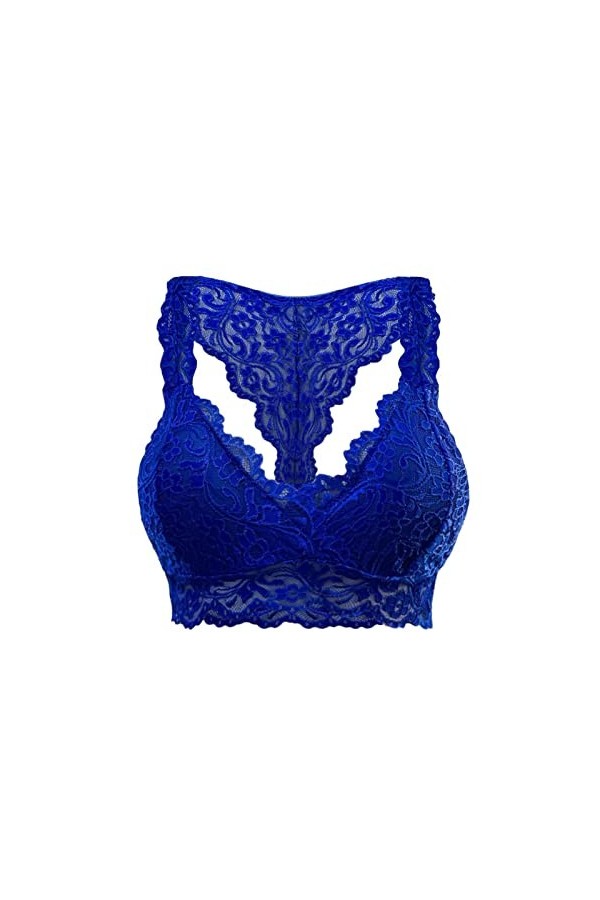 CUTeFiorino & Dessous Sexy Sous-vêtements pour femmes Grande taille Gilet Crop Wire Soutien-gorge Lingerie Col en V Lingerie 