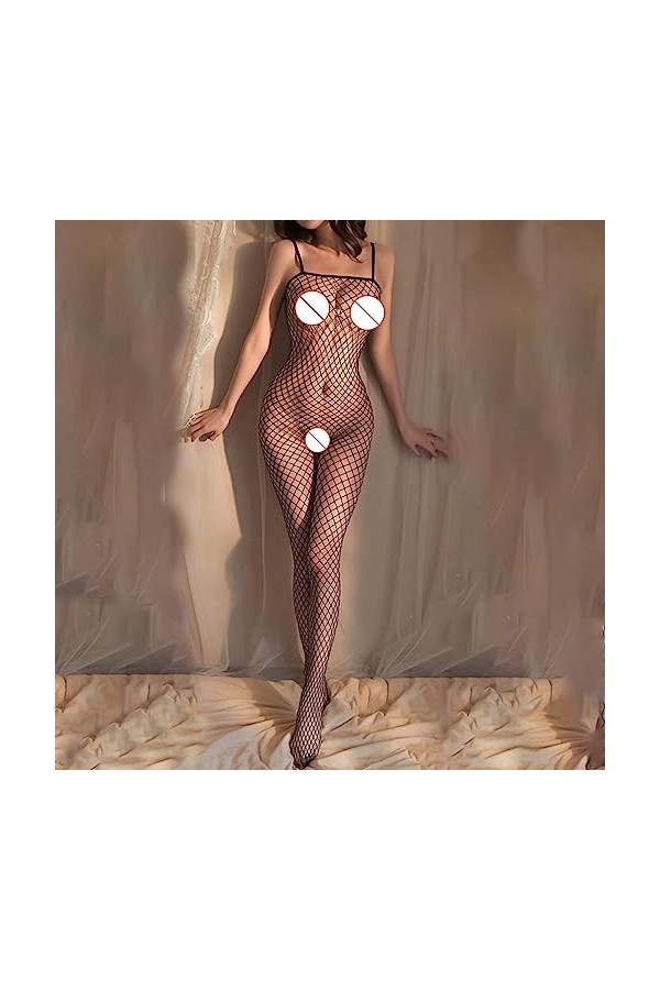 Sexy Costume Sexy Lingerie Net Vêtements Fichiers Ouverts Lait Maternel No Off Passion Costume Transparent Sexy Bas Séduisant