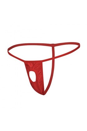 OBiQuzz Tong Briefs Bikini Pouch Pantalons Hommes Bold Stretch Sexy Sous-vêtements Sexy Lingerie Jaune, rouge, M