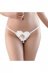 Lingerie Femme Sexy Ensemble Homme Sexy Hot y2*k String de de Roses pour Femmes, String à Bout Ouvert, sous-vêtements Creux s