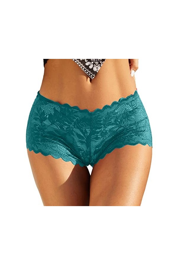 Lingerie Femme Sexy Ensemble Homme Sexy Hot y28.k Femmes dentelle Boyshort Sexy culotte florale taille basse sous-vêtements d