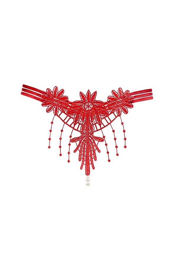 Lingerie Femme Sexy Ensemble Homme Sexy Hot y*2*k Culotte Lumière De Luxe Gland String Femmes Peut Jouer Perlé Ouvert Entreja