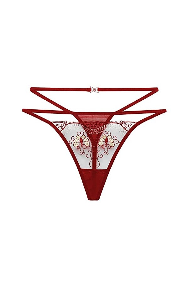 Lingerie Femme Sexy Ensemble Homme Sexy Hot y2*k Femme Mesh Style Mince Respirant Évidé String Taille Basse Sexy Coquine Win