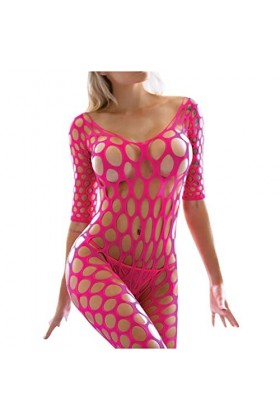 Générique Sexy Hot sous-vêtement de Nuit Jumpsuit Femmes Sexy Lingerie Résille Bodystocking sous-Vêtements De Nuit Chemises B