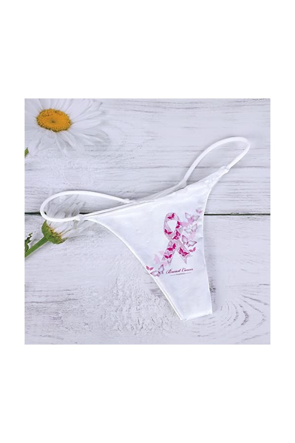 Aoklidil Culotte sexy pour femme Mode Confort Sexy Motif Sexy Culotte Low Rise Doux Sexy T Back G String Culotte Femmes Culot