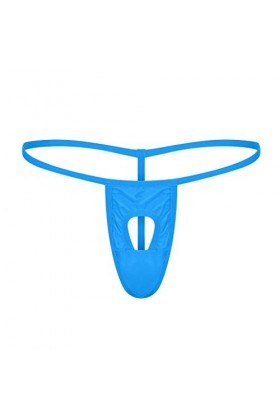 OBiQuzz Tong Briefs Bikini Pouch Pantalons Hommes Bold Stretch Sexy Sous-vêtements Sexy Lingerie Jaune, bleu clair, L