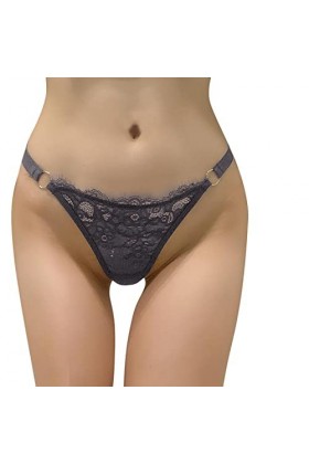 Shffuw Culottes Confortables pour Femmes Femmes Mignonnes Sexy Dentelle Creuse Dentelle Transparent Dentelle nœud Slips Culot