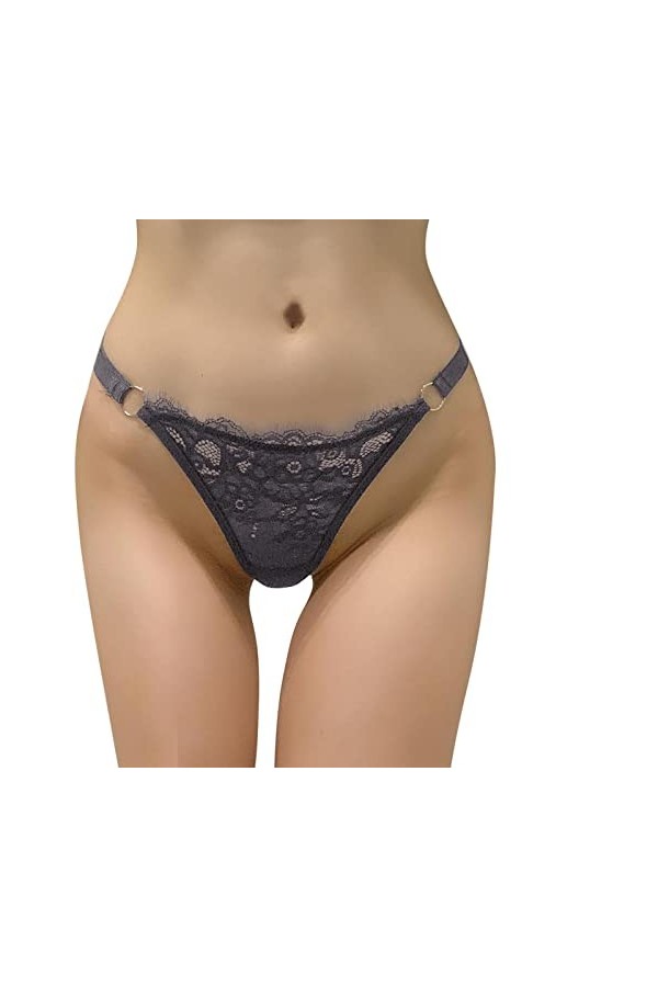 Shffuw Culottes Confortables pour Femmes Femmes Mignonnes Sexy Dentelle Creuse Dentelle Transparent Dentelle nœud Slips Culot