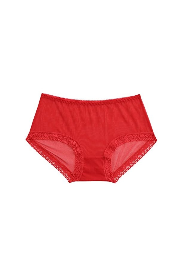 Culottes de Absorbante Menstruelle Femme String Stretch Pantalons Triangle en Pur Coton et Soie 2023 Nouveau Couleur Unie Sli