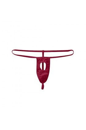 OBiQuzz Tong Briefs Bikini Pouch Pantalons Hommes Bold Stretch Sexy Sous-vêtements Sexy Lingerie Jaune, Bordeaux, L