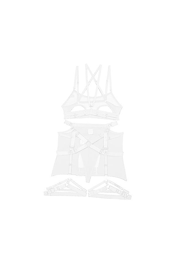 Lingerie Sexy Hot Chaude Lingerie Sexy Ensemble Sexy Lingerie Sexy en Dentelle Classique Nuisette Sexy Hot Ouverte Lingerie S