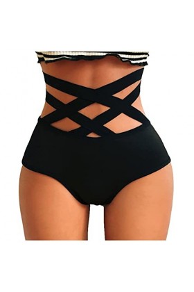 Jiabing Lingerie String Culottes Slips sous-vêtements Strappy Femmes Tongs intimes Body Lingerie Sexy Black, L 