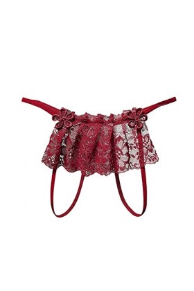 Lingerie Femme Sexy Ensemble Homme Sexy Hot y25k Slips Dames Femmes Dentelle Thong Thong Pantalon sous-vêtements Combinaison 