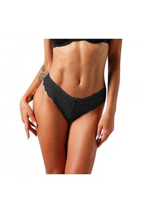 Lingerie Femme Sexy Ensemble Homme Sexy Hot y.2k Dentelle Creuse Culotte Lace-up Crochet sous-vêtements pour Femmes Culottes 