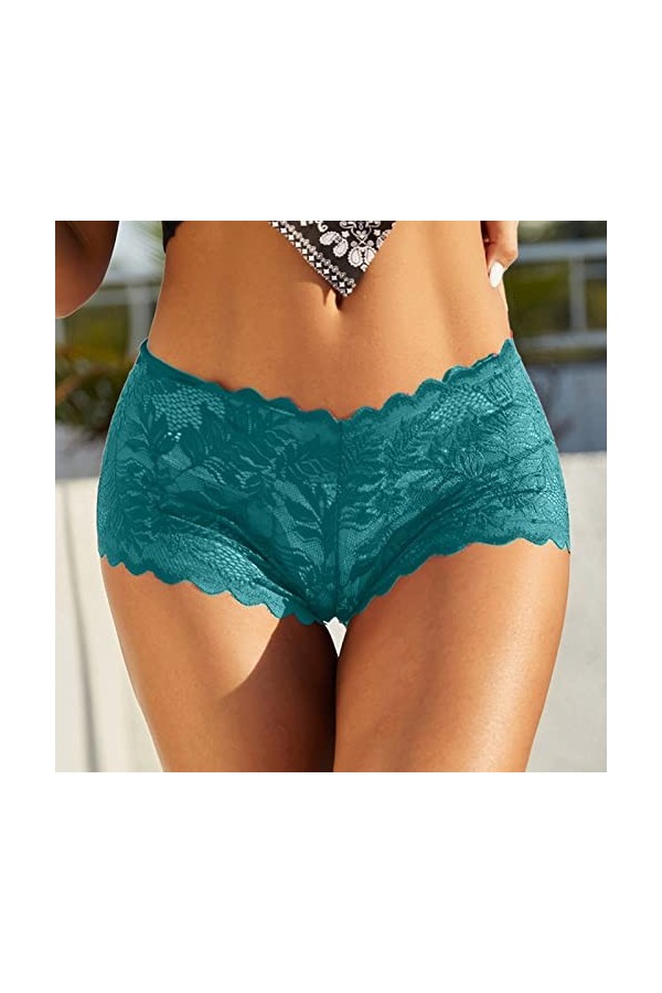 Lingerie Femme Sexy Ensemble Homme Sexy Hot y28.k Femmes dentelle Boyshort Sexy culotte florale taille basse sous-vêtements d