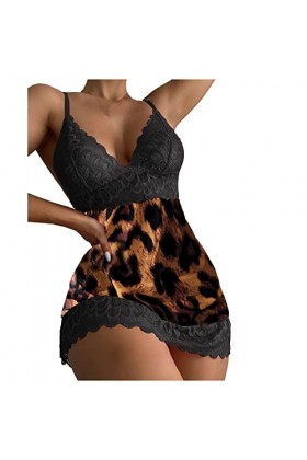 Lingerie Sexy Femme Lingerie Sexy Ensemble Sexy Femmes Sexy Lingerie Nuisette Col V Ouverte Lingerie sous-vêtements Chic Sexy
