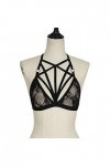 Lingerie Sexy Femme Buste Pots Sexy Creux Soutien-Gorge Cage Out Dentelle Camisole Tank Médiéval Lingerie, Noir , XL