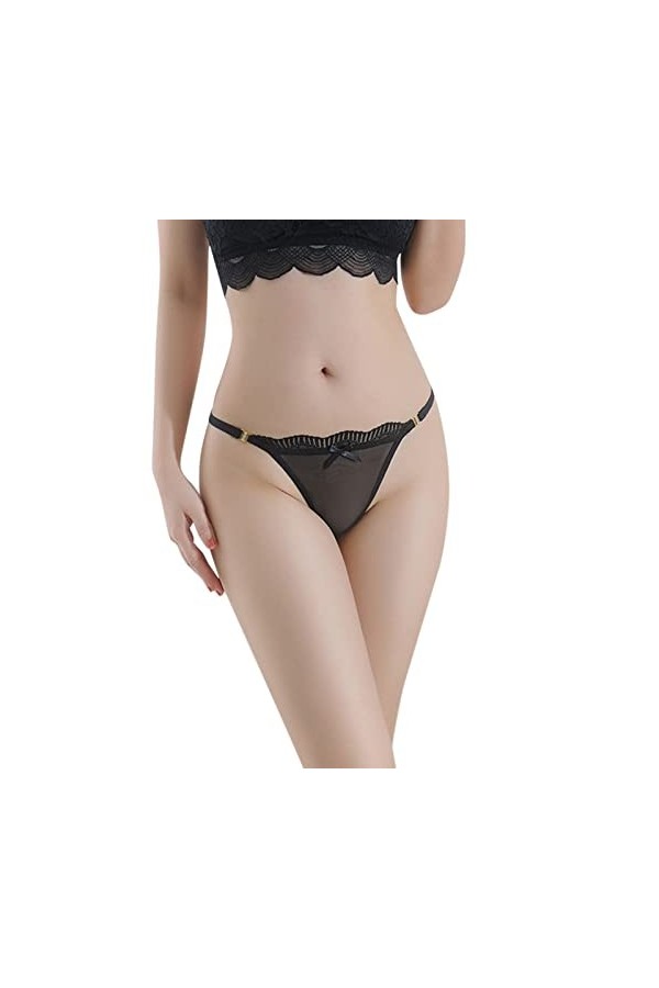 Lingerie Femme Sexy Ensemble Homme Sexy Hot y23k Femmes Sheer Mesh Dentelle Sexy Femmes Culottes T Pantalons Femmes Thong Fem