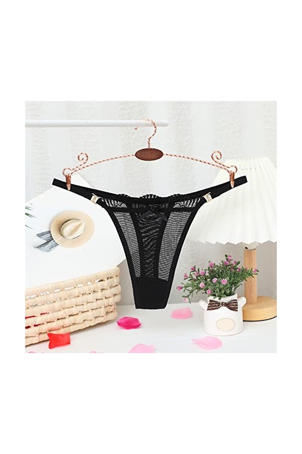 Lingerie Femme Sexy Ensemble Homme Sexy Hot y23k Femmes Sheer Mesh Dentelle Sexy Femmes Culottes T Pantalons Femmes Thong Fem