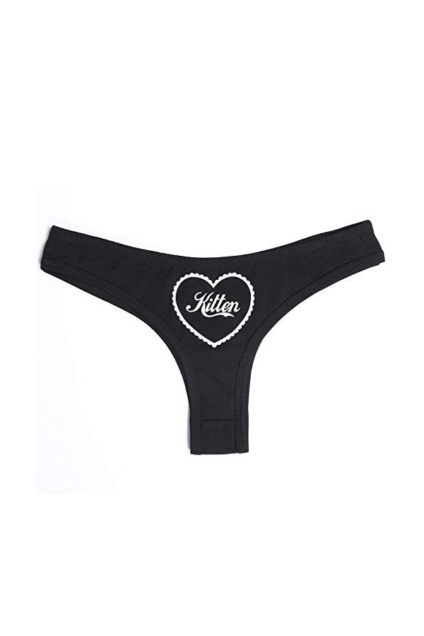 Générique Lingerie Sexy Culotte Érotique Femmes Mémoires sous-Vêtements Culottes Sexy Black, M 