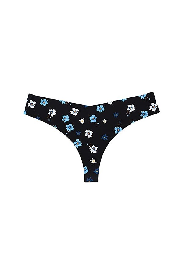 PANPANY Culottes pour Femme Sexy Slips Soutien-Gorge Tanga Multicolore Confortables Dentelle Panties Femme Multipack sans Cou