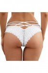 PANPANY Culottes pour Femme Confortables Panties Multipack Sexy Dentelle sous Vetements Tanga Soutien-Gorge sans Couture Tail