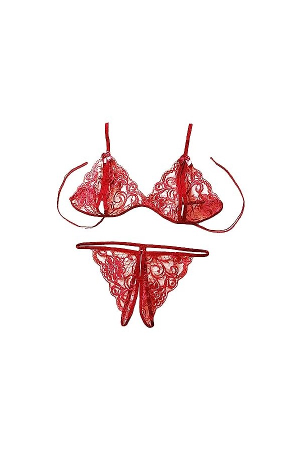 Lingerie Sexy Hot Chaude Lingerie Sexy Ensemble Sexy Ensemble Sexy Femme Coquine Ouvert Nuisette Ensemble de Lingerie Pas Che