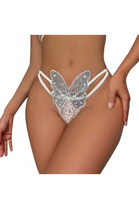 Générique sous-vêtements Hipsters pour Femmes Femmes Sexy Dentelle Culotte Strappy Bow Knot Culotte Évider Voir À Travers Str
